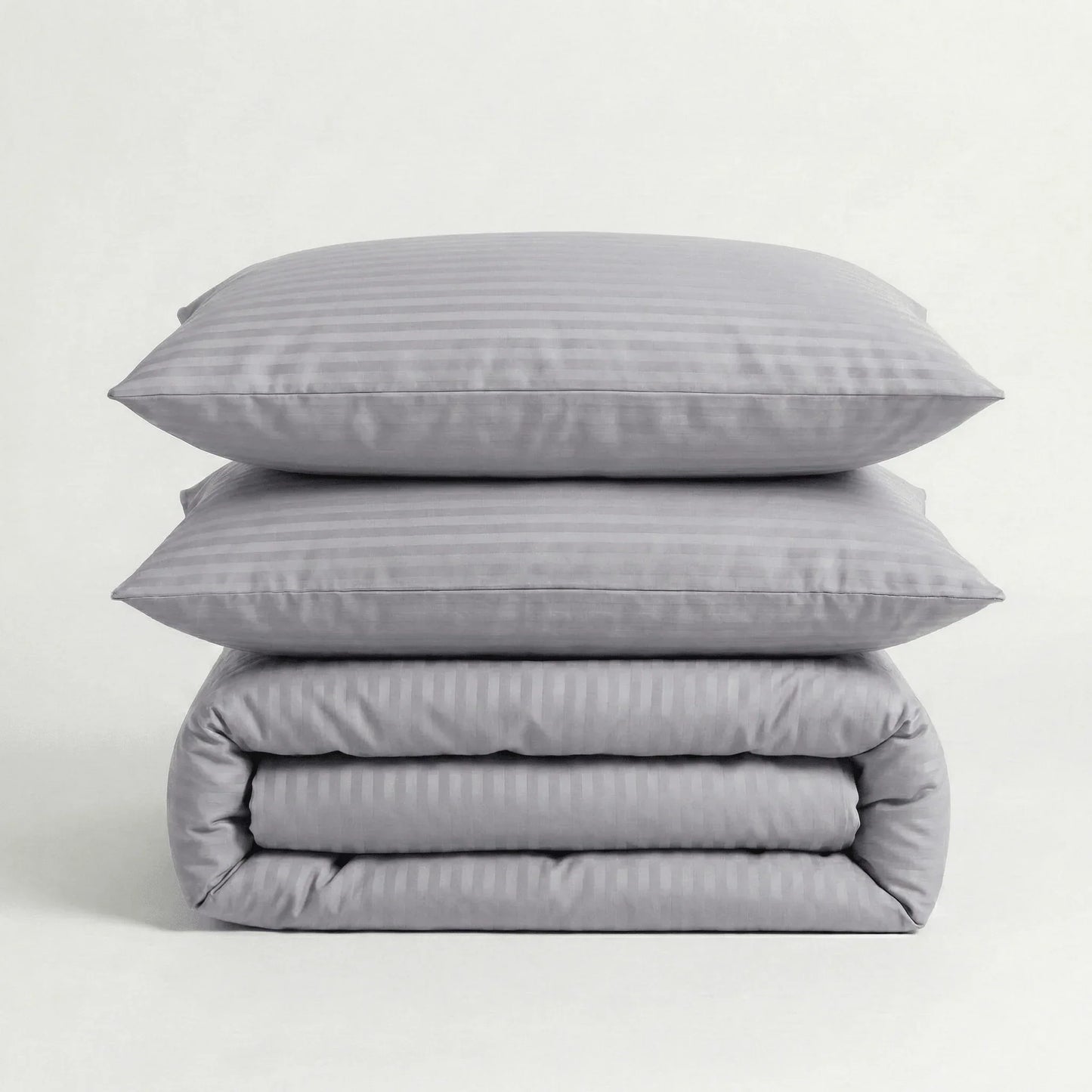 Parure de lit satinée en coton doux