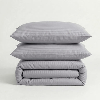 Parure de lit satinée en coton doux