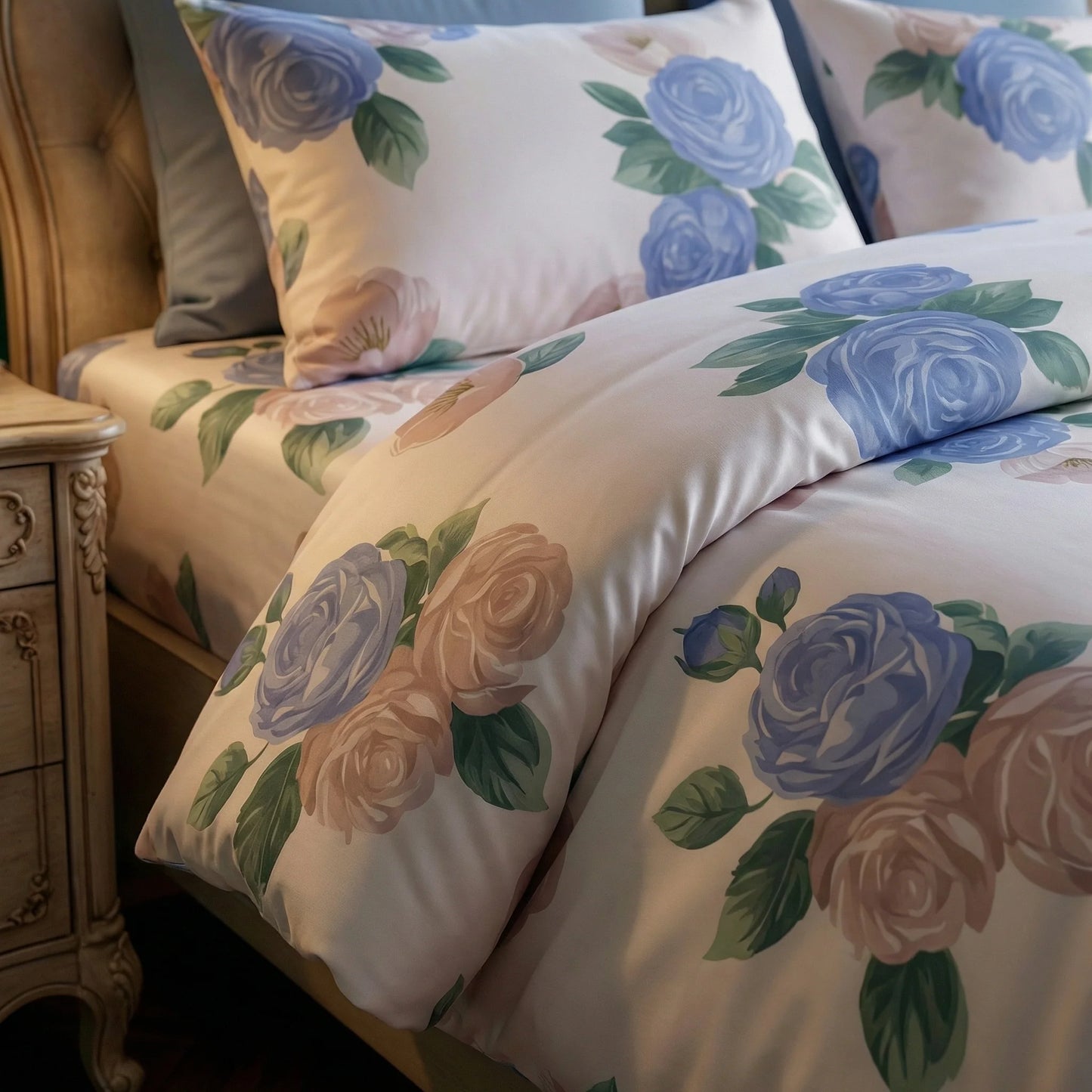 Parure de lit en coton Citronnier