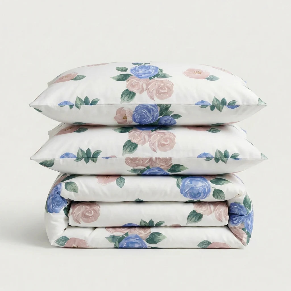 Parure de lit en coton Citronnier