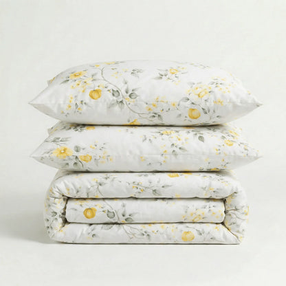 Parure de lit en coton Citronnier