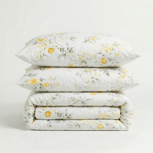 Parure de lit en coton Citronnier