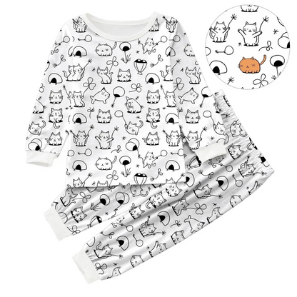 Pyjama Enfant à Colorier