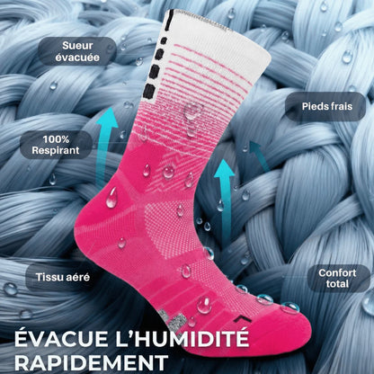 Chaussettes running respirantes maintien optimal sport