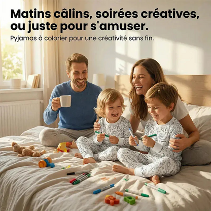 Pyjama Enfant à Colorier
