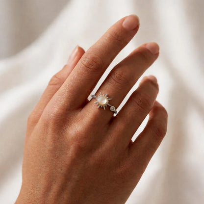 Anti-Stress-Ring mit Sonnenmotiv