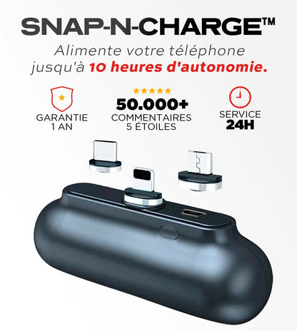 Snap-N-Charge – La Batterie Magnétique Universelle Qui Vous Suit Partout