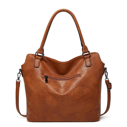Elegante und praktische Handtasche aus weichem Leder für Damen