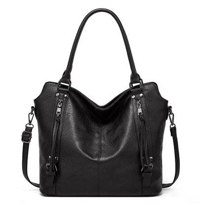 Elegante und praktische Handtasche aus weichem Leder für Damen