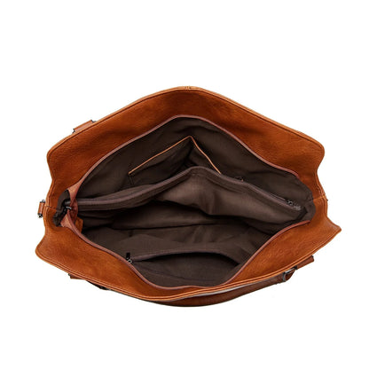 Elegante und praktische Handtasche aus weichem Leder für Damen