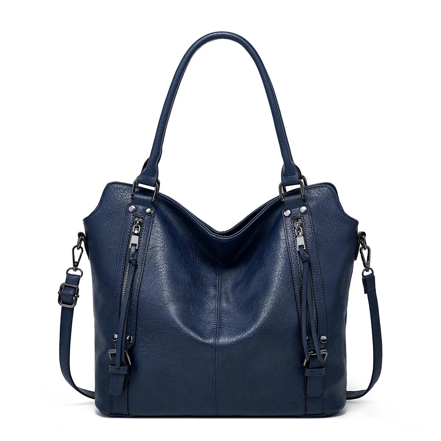 Elegante und praktische Handtasche aus weichem Leder für Damen