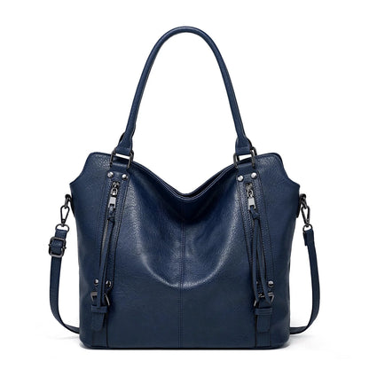 Elegante und praktische Handtasche aus weichem Leder für Damen