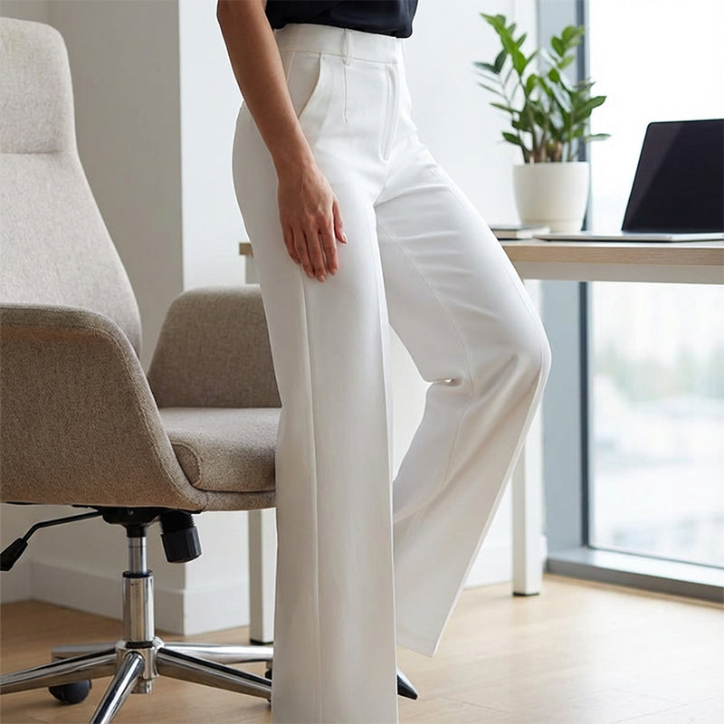 Pantalon taille haute élégant et confortable pour femme