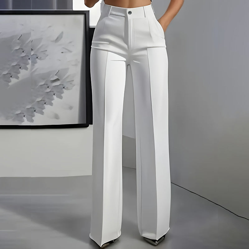 Pantalon taille haute élégant et confortable pour femme
