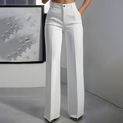 Pantalon taille haute élégant et confortable pour femme