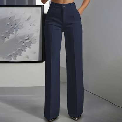 Pantalon taille haute élégant et confortable pour femme
