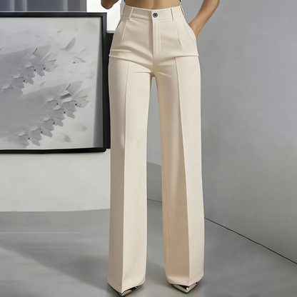 Pantalon taille haute élégant et confortable pour femme