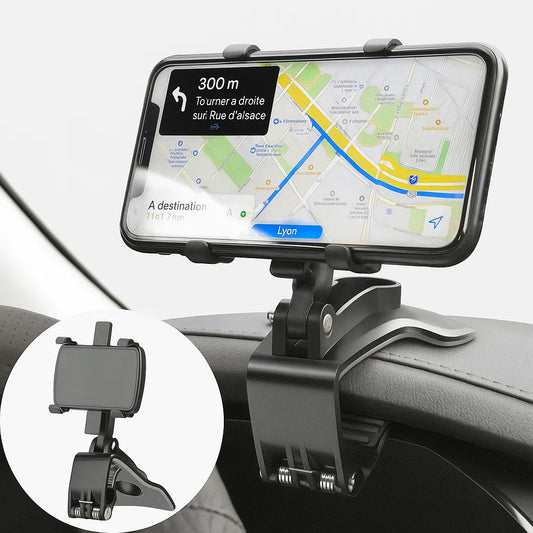 Support de téléphone rotatif pour tableau de bord