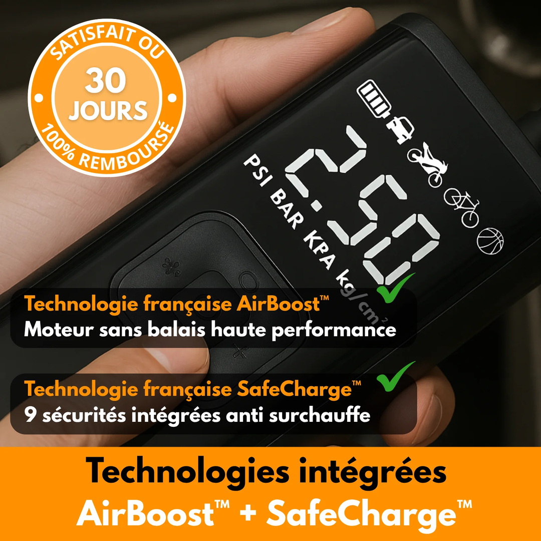 Compresseur d'Air Portable Rechargeable