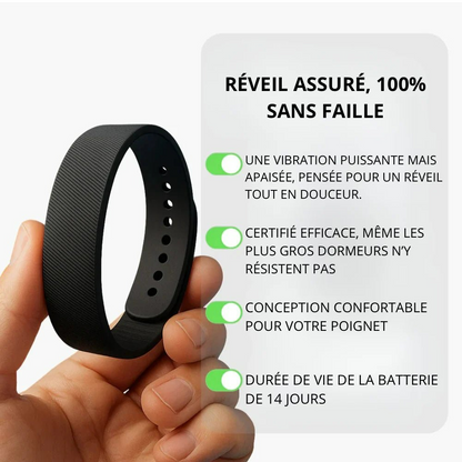 Bracelet intelligent de réveil silencieux