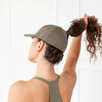 Casquette pour chignon ou queue-de-cheval haute