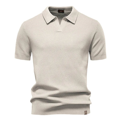 Strukturiertes Poloshirt für Herren