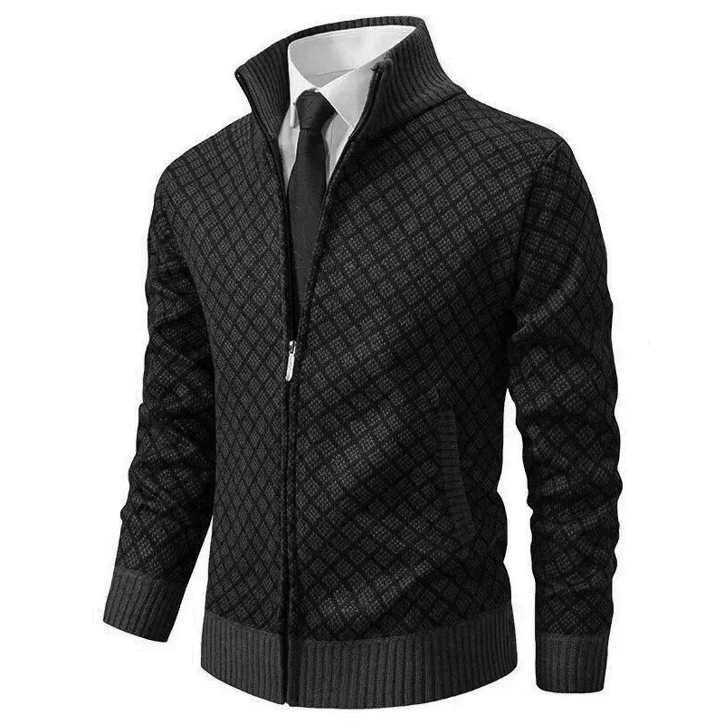 Gilet homme zippé en maille élégante