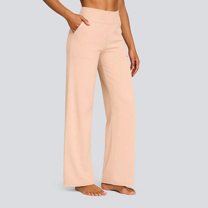 Pantalon stretch femme taille haute