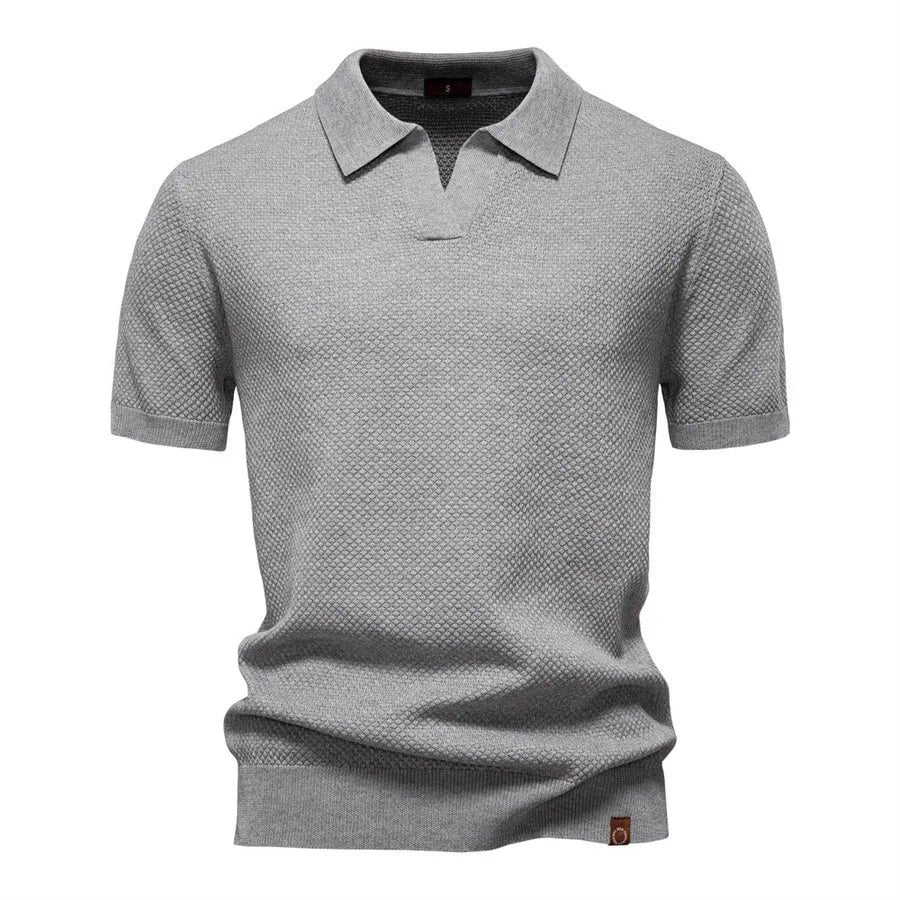 Strukturiertes Poloshirt für Herren