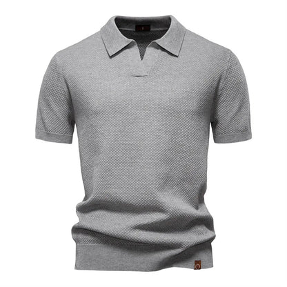 Strukturiertes Poloshirt für Herren