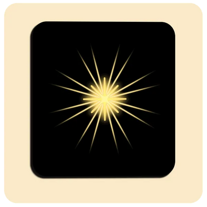 Dessous de verre lumineux