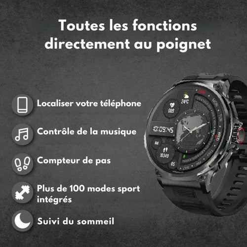 Montre Résistante Homme – Ultra robuste et connectée