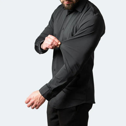 Elegantes Slim-Fit Hemd ohne Bügeln