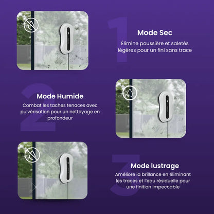 Essuie-vitres électrique sans fil