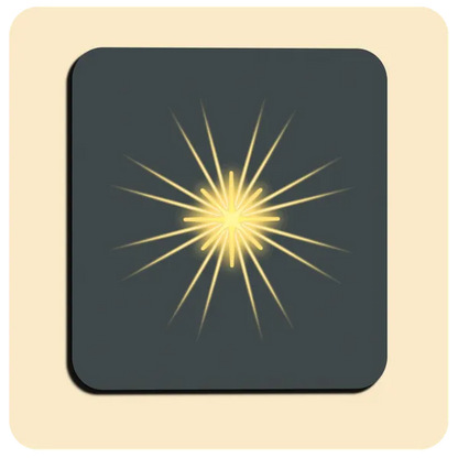 Dessous de verre lumineux