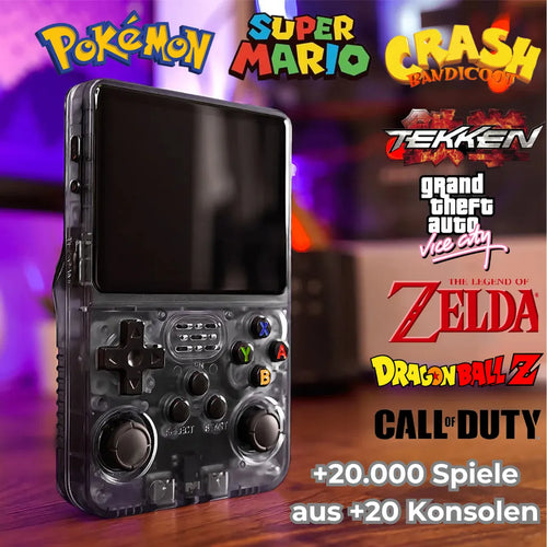 Tragbare Retro-Spielkonsole mit 20.000+ Spielen