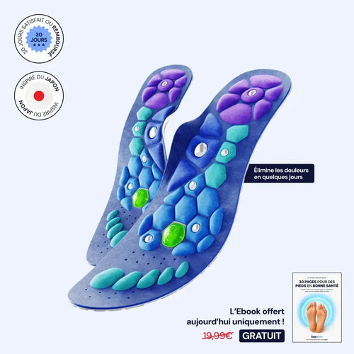 Semelles magnétiques de confort