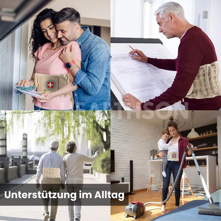 Aufblasbares Dekompressions-Gürtel zur Entlastung der Lendenwirbelsäule