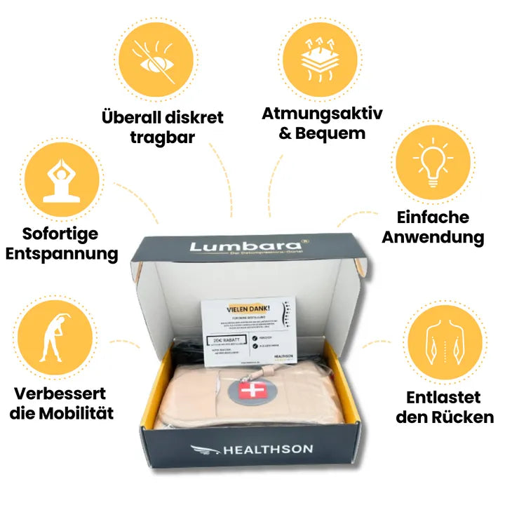 Aufblasbares Dekompressions-Gürtel zur Entlastung der Lendenwirbelsäule