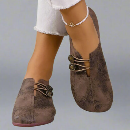 Mocassins en daim de chèvre premium