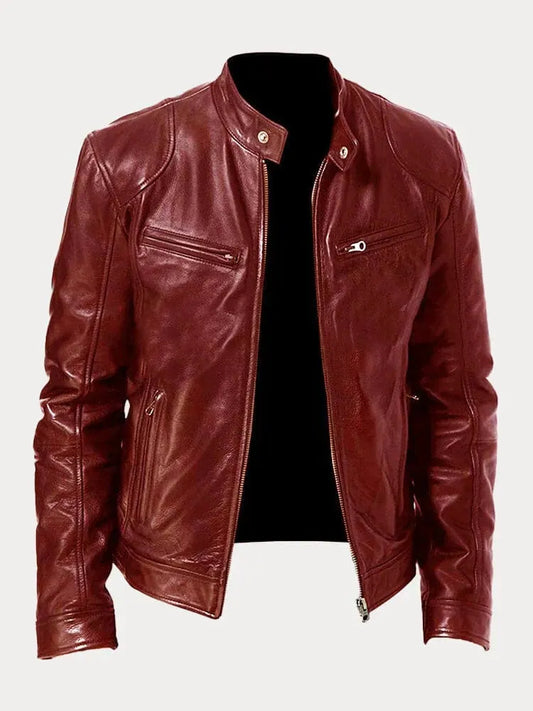James | Stilvolle Lederjacke