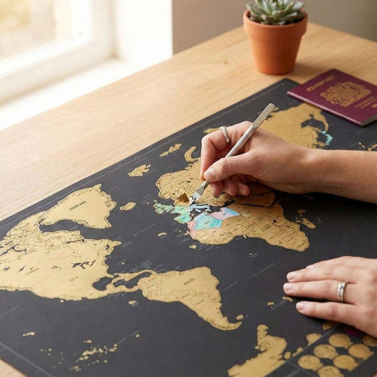 Carte du Monde à Gratter