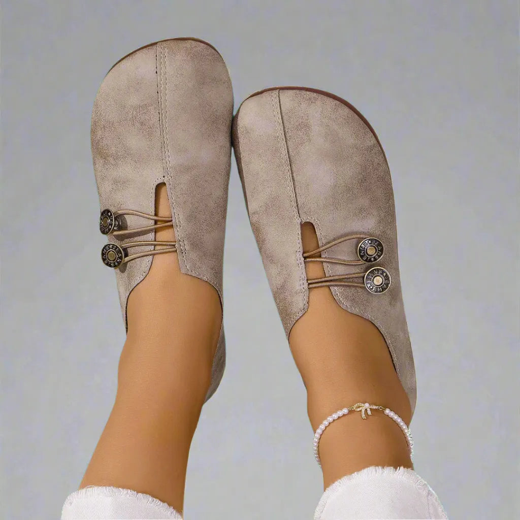 Mocassins en daim de chèvre premium