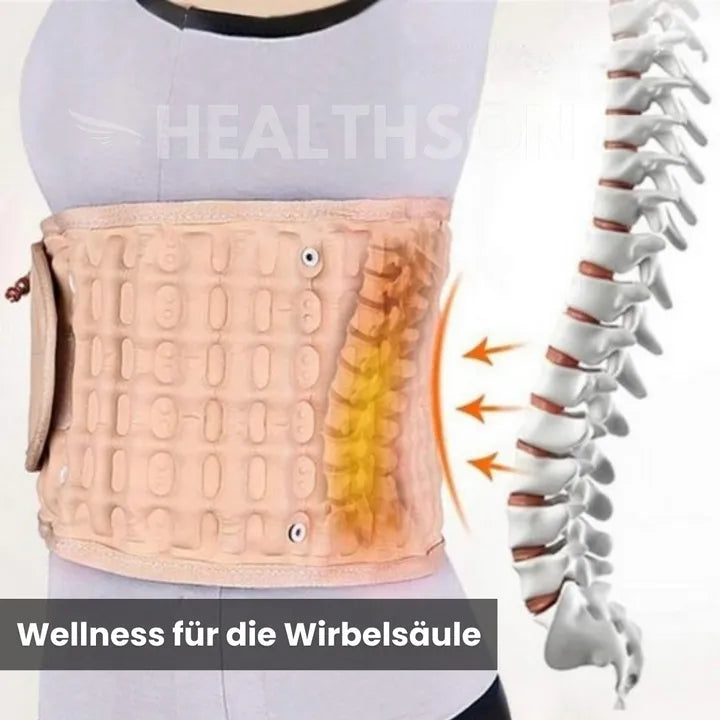 Aufblasbares Dekompressions-Gürtel zur Entlastung der Lendenwirbelsäule