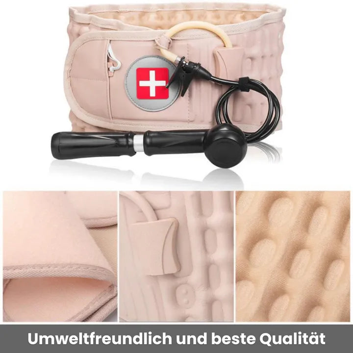 Aufblasbares Dekompressions-Gürtel zur Entlastung der Lendenwirbelsäule