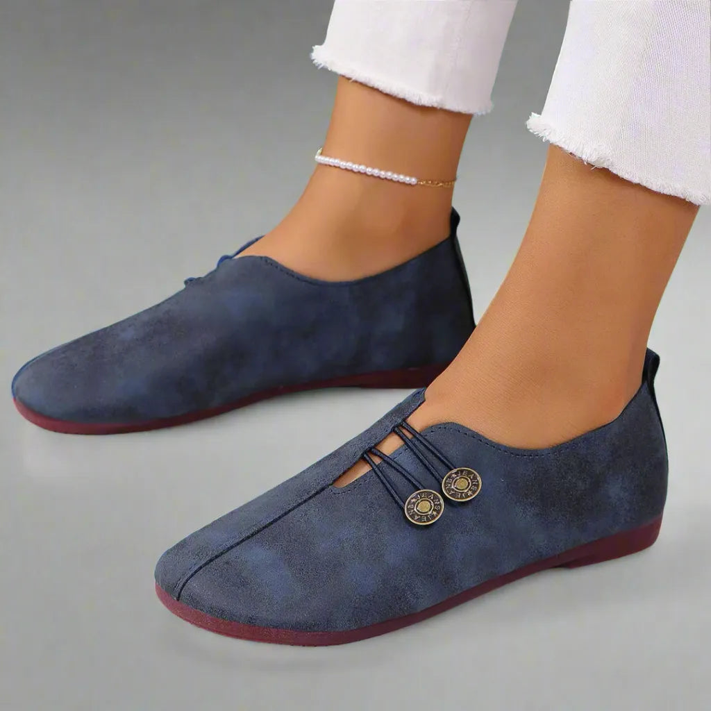 Mocassins en daim de chèvre premium