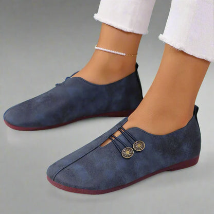 Mocassins en daim de chèvre premium
