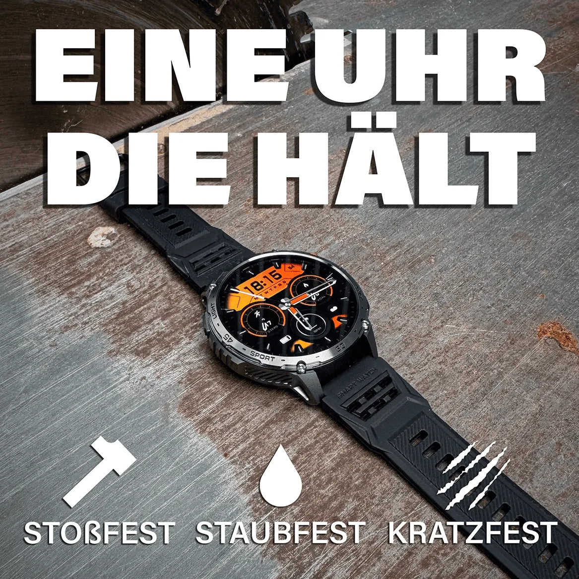 Montre-bracelet sportive pour l’homme moderne