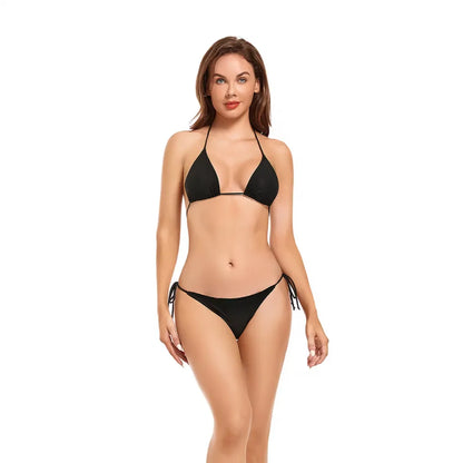 Bikini de bronzage deux pièces sans marques