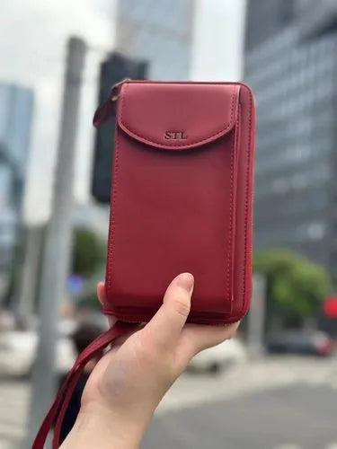 Porte-monnaie Croisé Compact avec Bandoulière ( 1 acheté + 1 offert )